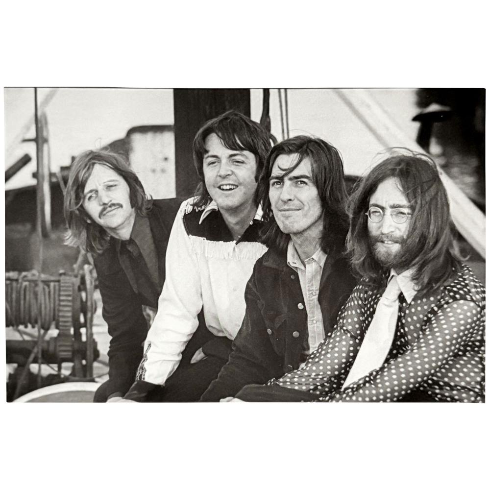 The Beatles - 1969 Photo Sticker - Zwart/Wit